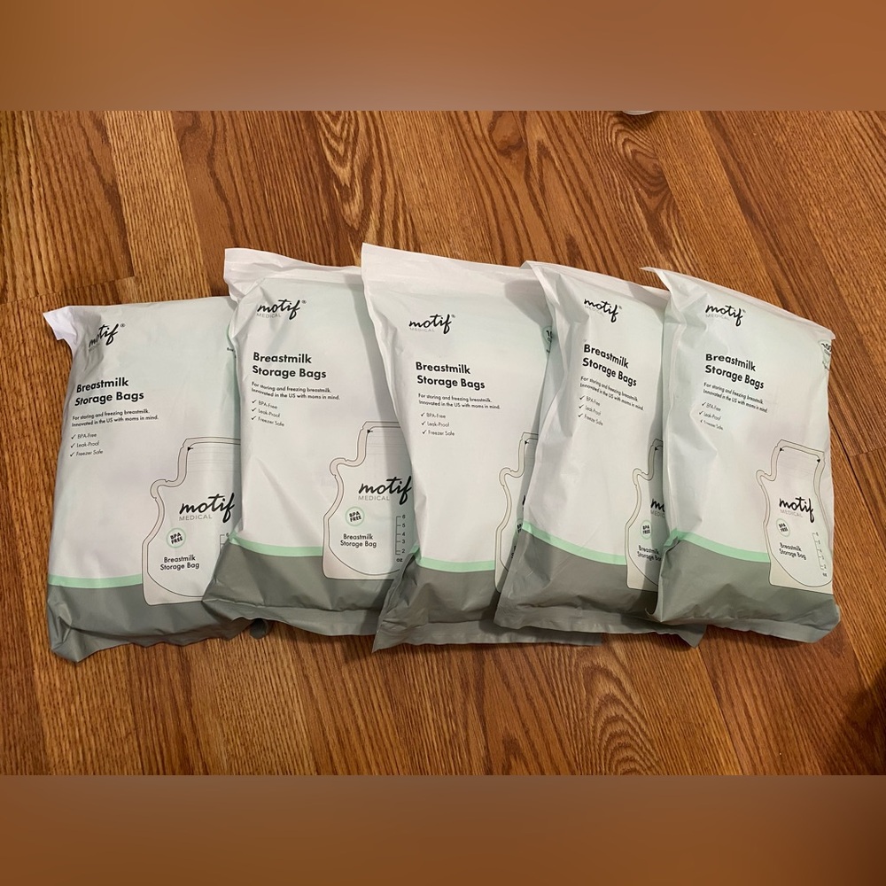 Motif Breastmilk Storage Bags - Gray